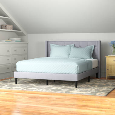 Applewhite upholstered platform deals bed